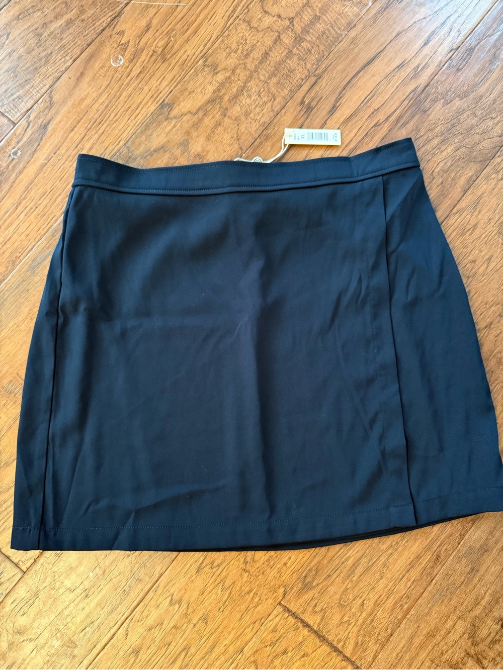 Max Studio Black Stretch Mini Skirt XL NWT